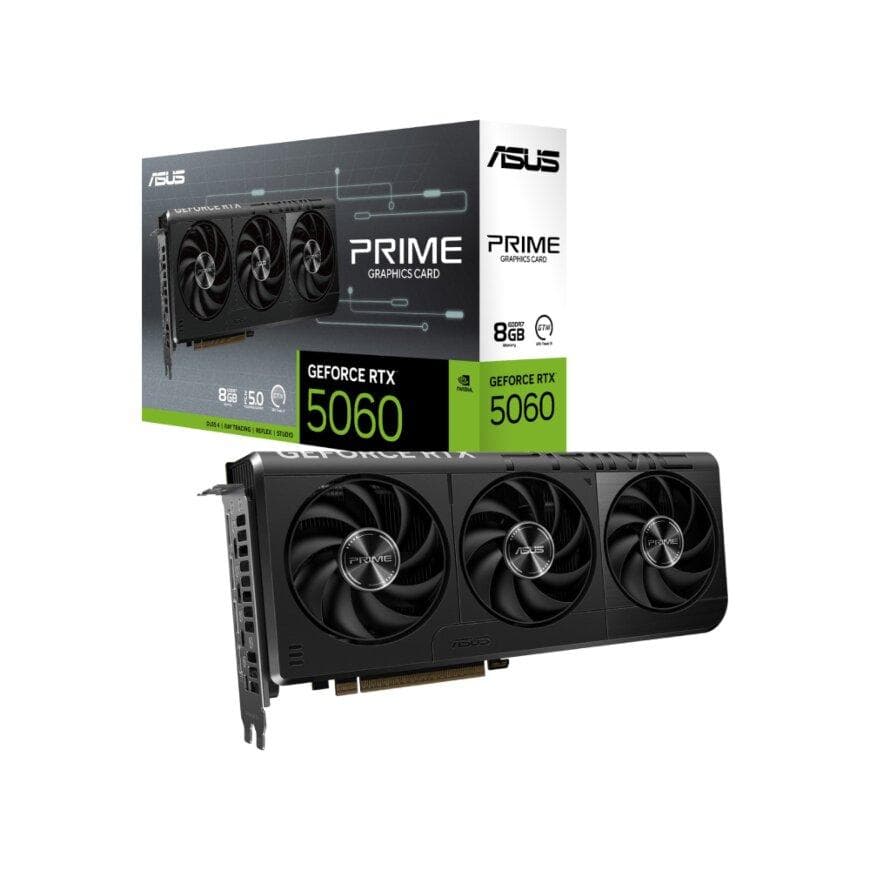 ASUS Prime GeForce RTX 5060 8GB GDDR7 Graphics Card، صورة المنتج