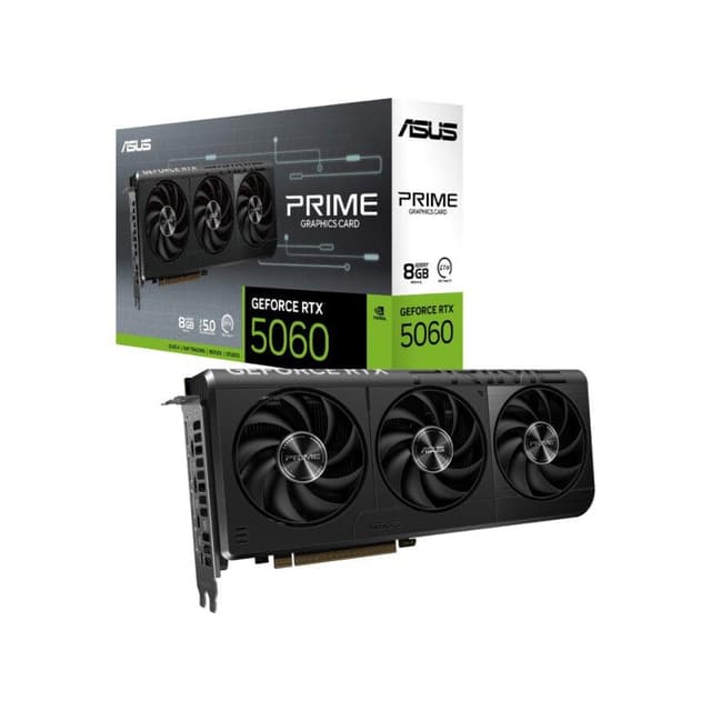 ASUS Prime GeForce RTX 5060 8GB GDDR7 Graphics Card
