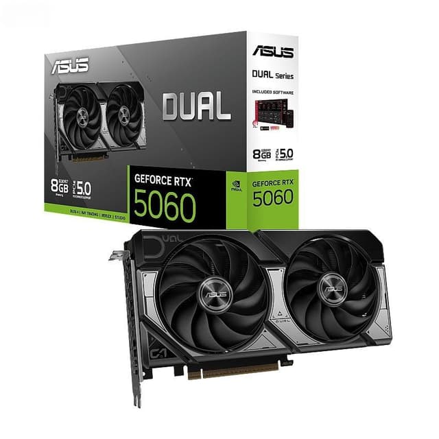 ASUS RTX 5060 DUAL 8GB GDDR7 Graphics Card