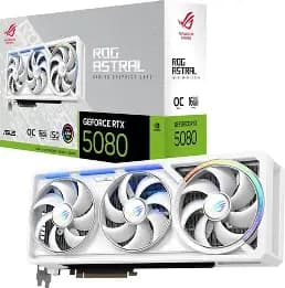 ASUS ROG Astral GeForce RTX™ 5080 WHITE OC Edition 16GB GDDR7 Graphics Card