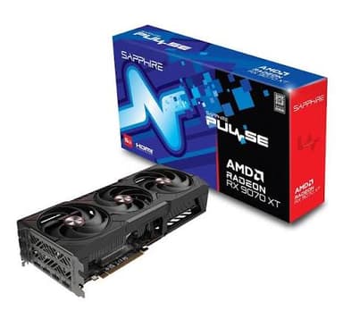 SAPPHIRE PLUSE Radeon RX 9070 XT 16GB GDDR6 Graphics Card
