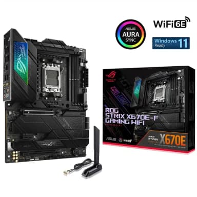 ASUS ROG STRIX X670E-F GAMING WIFI AM5 ATX Motherboard
