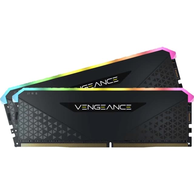 CORSAIR VENGEANCE® RGB RS 16GB (2 x 8GB) DDR4 RAM 3600MHz CL18 Memory Kit — Black