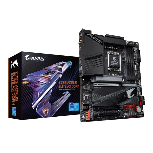 GIGABYTE Z790 AORUS ELITE AX WiFi 6E ATX Gaming Motherboard – Performance for Intel 13th Gen, DDR4, and PCIe 5.0