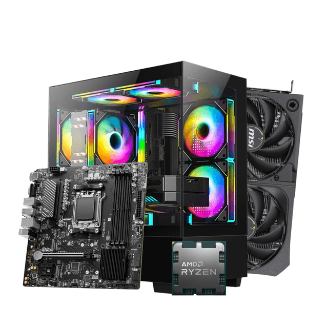 AMD Ryzen 5 7500F RTX 5050 8GB MSI Shadow Gaming PC | 16GB DDR5 6000 | 1TB NVMe