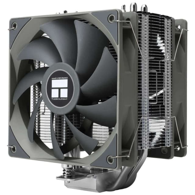 Thermalright Assassin Spirit 120 PLUS V2 CPU Air Cooler, Single Tower w/ 4x 6mm Heat Pipes & High Performance Dual Fan, LGA1700