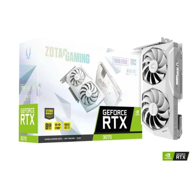 ZOTAC GAMING GeForce RTX 3070 Twin Edge OC 8GB GDDR6 – White Edition