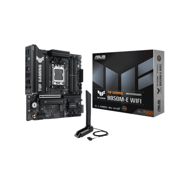 ASUS TUF GAMING B850M-E WIFI AM5 Micro-ATX Gaming Motherboard