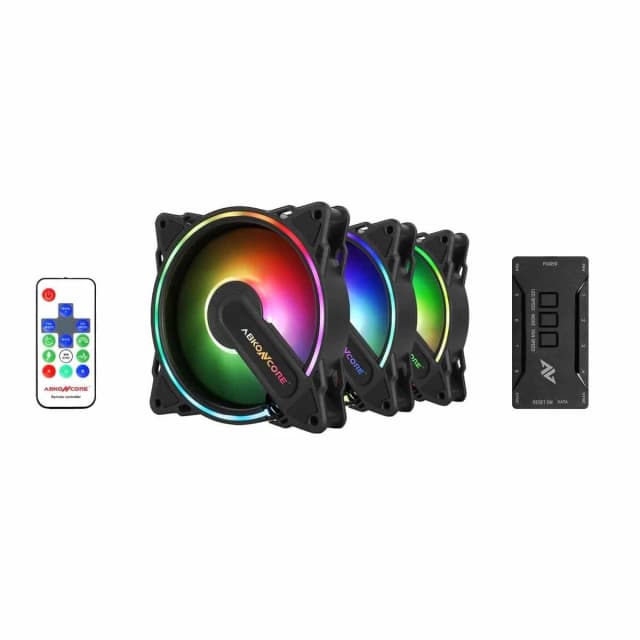 ABKONCORE HR120 SPECTRUM SYNC 3IN1 – FANS WITH CONTROLLER