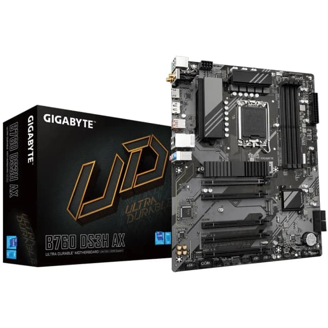 GIGABYTE B760 DS3H AX WiFi 6E ATX Gaming Motherboard – Optimized for Intel 13th Gen, DDR5, and PCIe 4.0