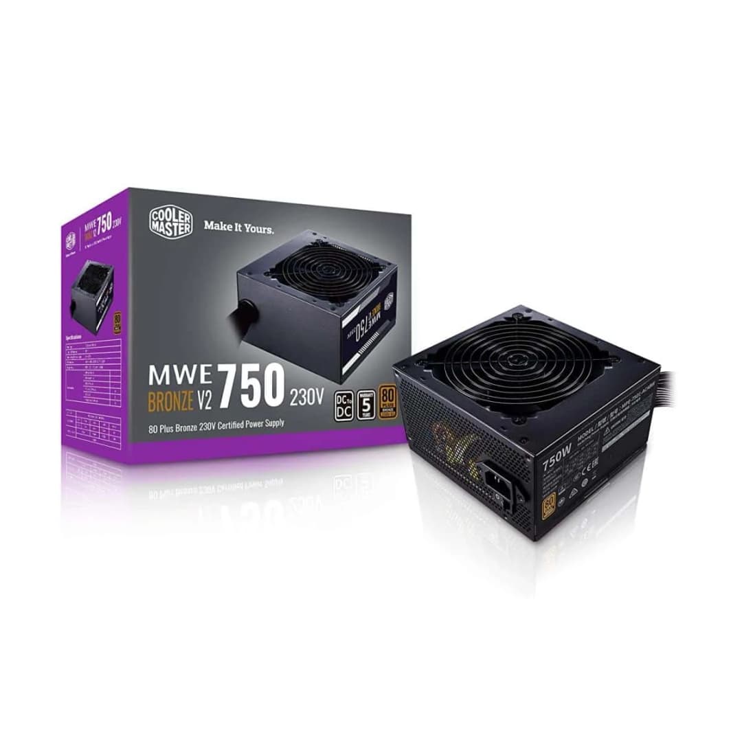 Cooler Master MWE 750 Bronze V2 750W 80 PLUS Bronze ATX Power Supply