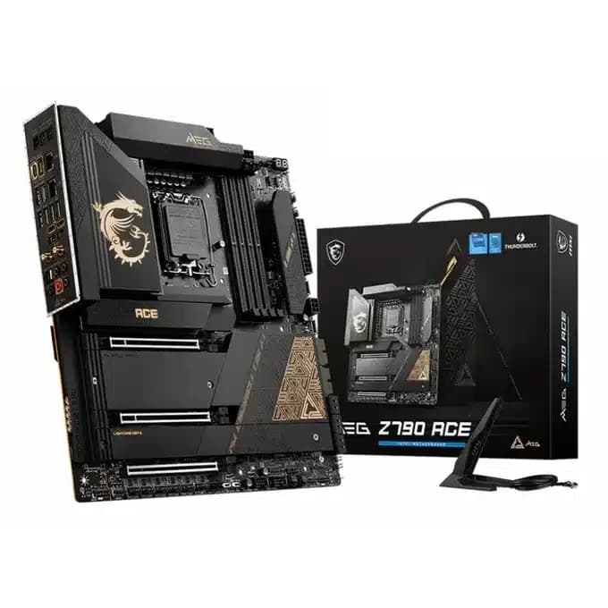 MSI MEG Z790 ACE Gaming Motherboard (Supports 12th/13th/ 14th Gen Intel Processors Wi-Fi 6E