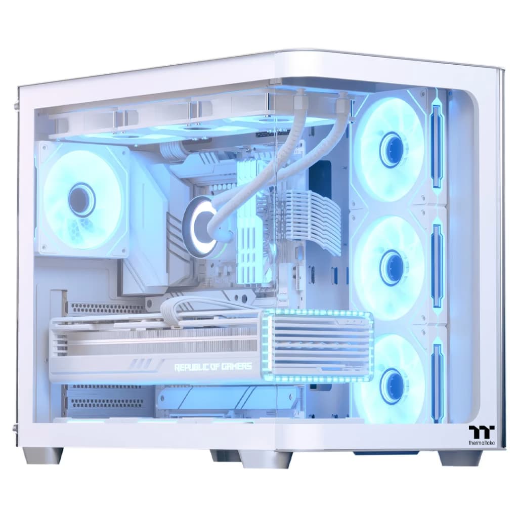 Thermaltake View 380 TG ARGB ATX Case 6x120mm white