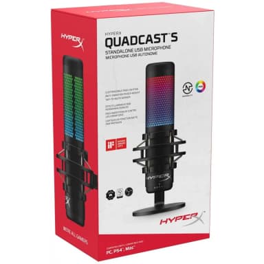 HyperX QuadCast S RGB USB Condenser Microphone for PC, PS4, PS5 , MAC