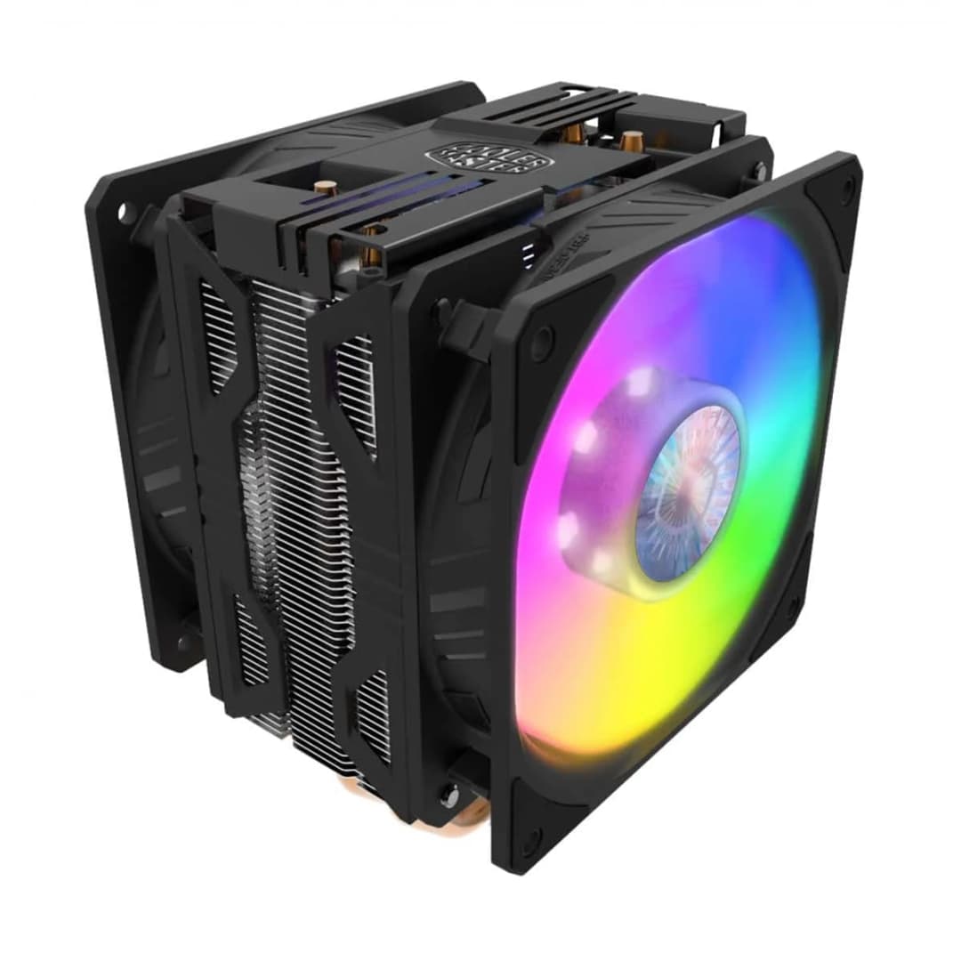 Cooler Master HYPER 212 LED TURBO ARGB CPU Air Cooler,DUAL SICKLEFLOW 120 ARGB