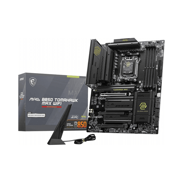 MSI MAG B850 TOMAHAWK MAX WIFI AM5 ATX Gaming Motherboard