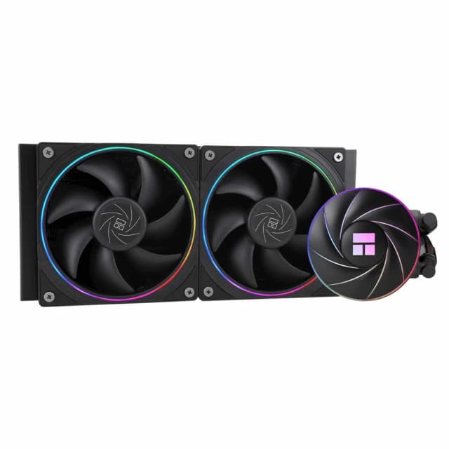 Thermalright Aqua Elite 240 BLACK ARGB V2 CPU Liquid Cooler, High Performance AIO w/ 2x TL-S12 Fans, LGA1700