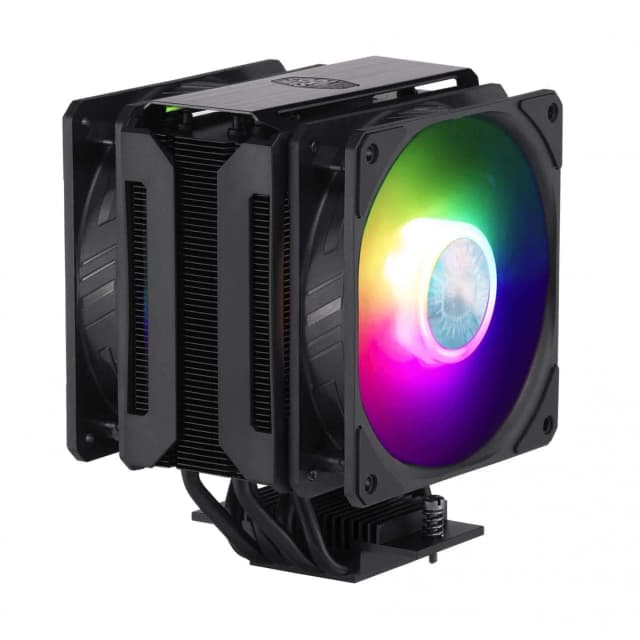 Cooler Master MasterAir MA612 Stealth Black ARGB With CONTROLLER,CPU AIR Cooler,Twin SickleFlow 120 ARGB,LGA1700 Support