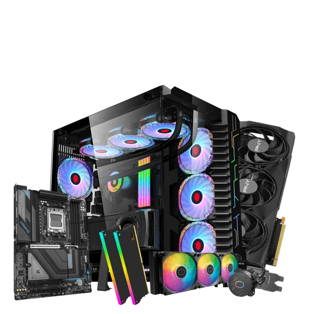 PC GAMING Ryzen 7 9700X with RTX 5070 12GB PNY Triple Fan