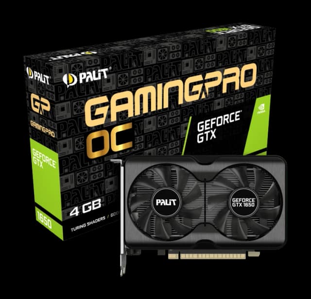 A PALIT GeForce® GTX 1650 GP OC 4GB Graphics Card