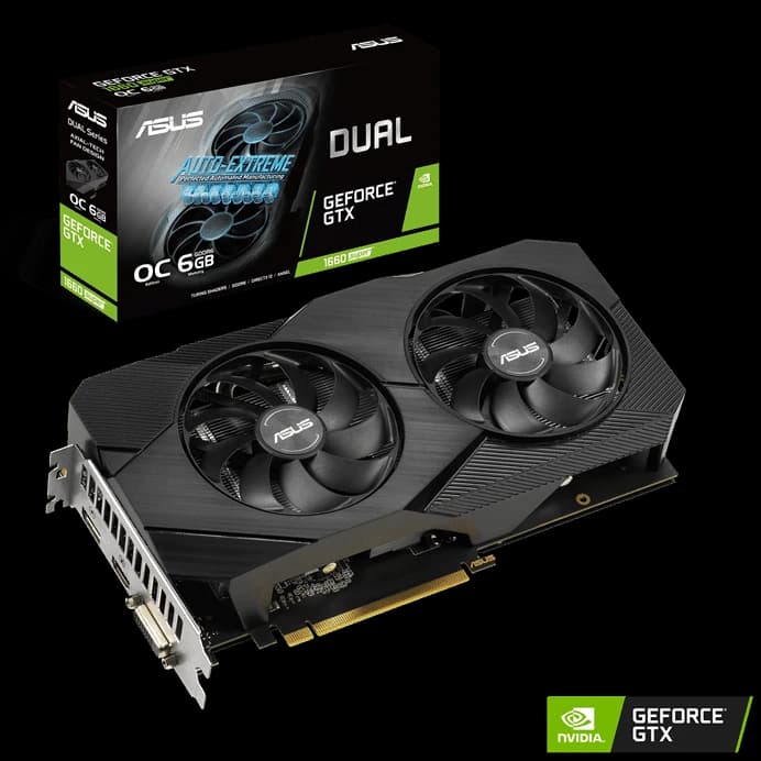 ASUS Dual GeForce® GTX 1660 SUPER™ OC Edition 6GB GDDR6