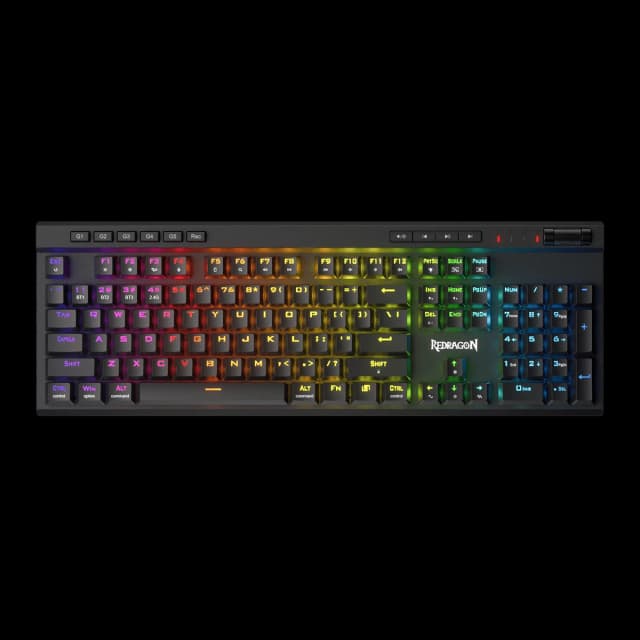 Redragon K580 VATA RGB – Ultimate Mechanical Gaming Keyboard with Macro Keys and Dynamic Lighting
