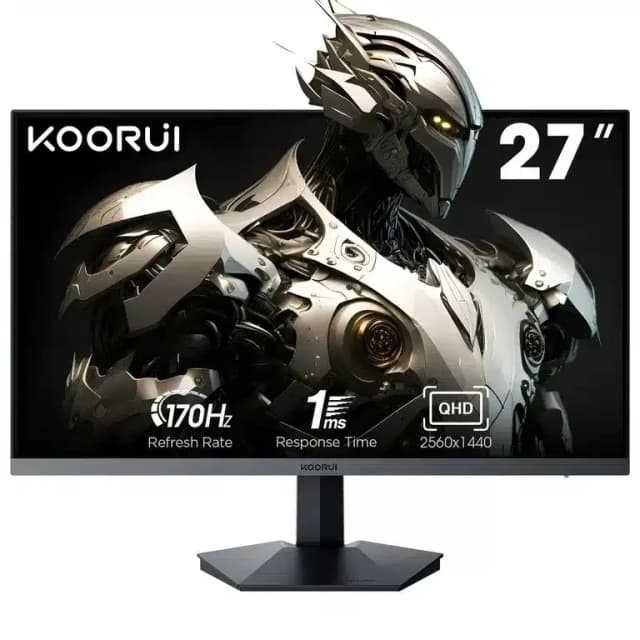 KOORUI GN07 27 inch QHD GAMING MONITOR 170Hz 1ms IPS PANEL HDR