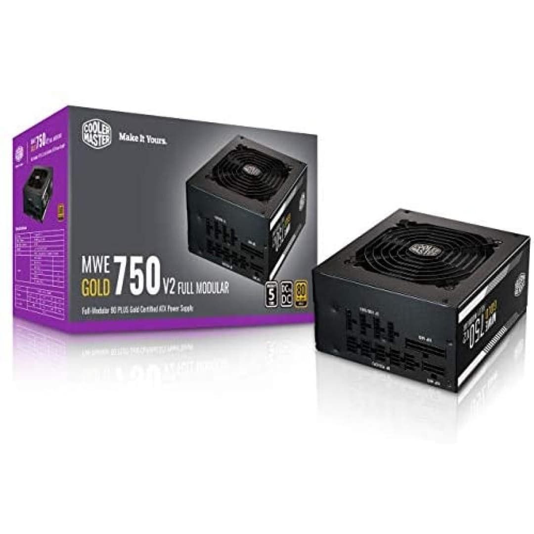 Cooler Master MWE Gold 750 V2 Full Modular 750W 80 PLUS Gold ATX Power Supply