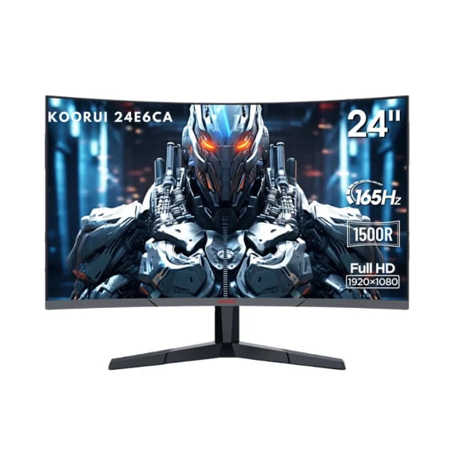 KOORUI 24E6CA CURVED 165HZ 1MS FHD GAMING MONITOR