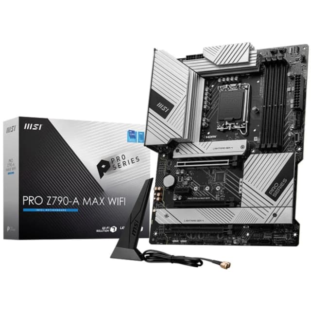 MSI PRO Z790-A MAX WiFi 7 ATX Gaming Motherboard – Performance-Driven for Intel 14th Gen, DDR5, and PCIe 5.0