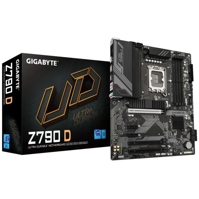 GIGABYTE Z790 D, Intel 13th 12th Series, LGA 1700/DDR5/PCIe 5.0/3xM.2 – ATX Gaming MotherBoard