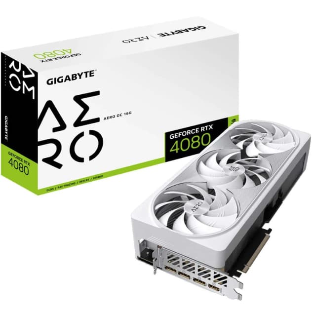 GIGABYTE GeForce RTX 4080 AERO OC 16GB GDDR6X, WINDFORCE Cooling System – Graphics Card