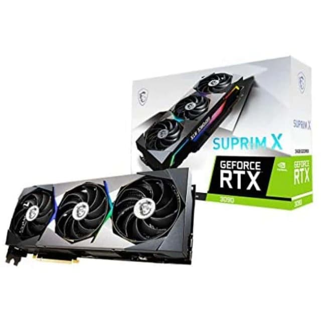 MSI GeForce RTX 3090 SUPRIM X 24G GDDR6X (Custom Builds Only)