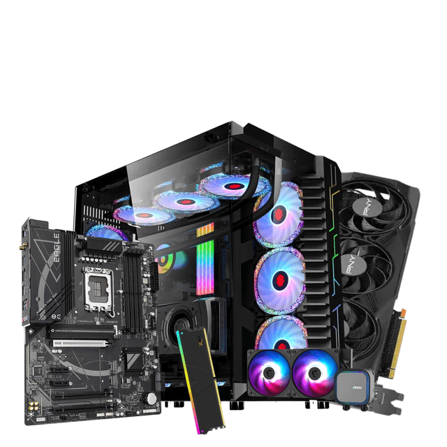 PC GAMING Ryzen 5 9600X with RTX 5070 12GB PNY Triple Fan