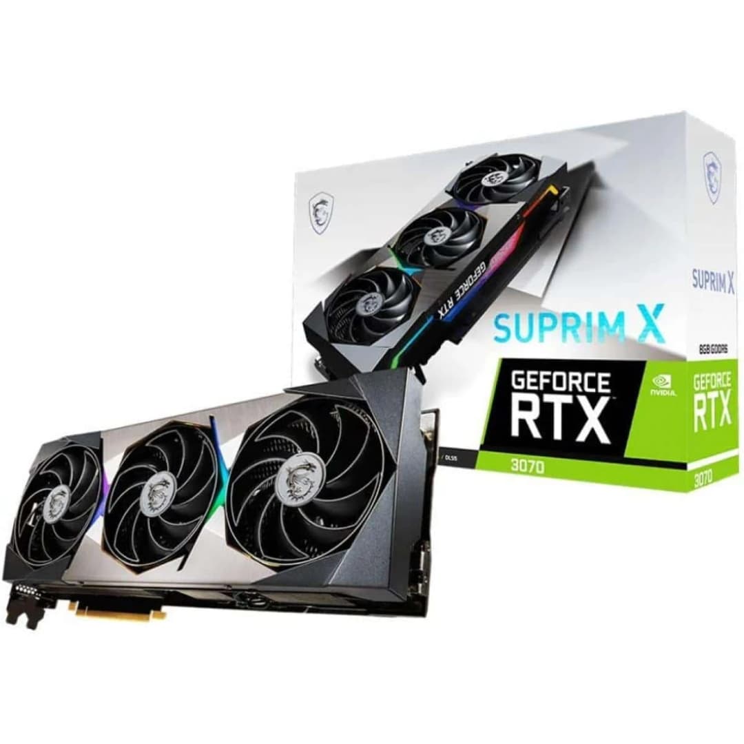 MSI GeForce RTX 3070 SUPRIM X GDDR6 8GB 192-bit - Graphics Card (On Custom Build Only)