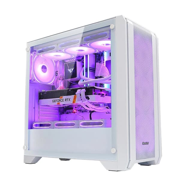 Huntkey GX750A Gaming Case -White