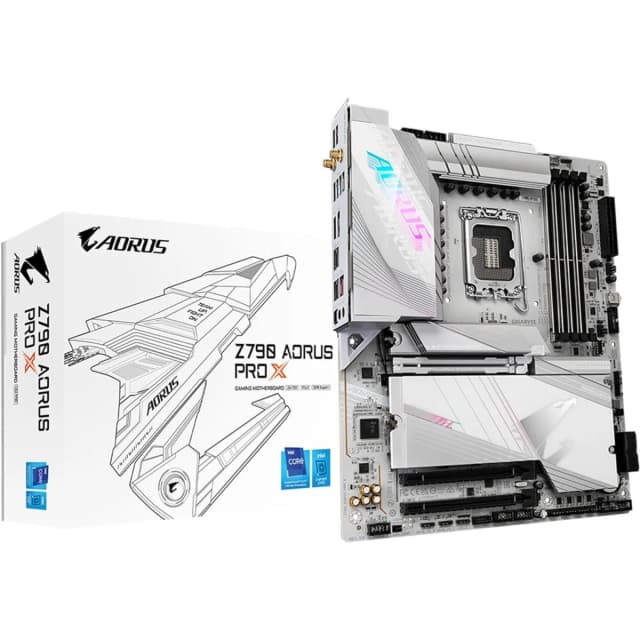GIGABYTE Z790 AORUS PRO X Wi-Fi 7 ATX Gaming Motherboard – Optimized for Intel 14th Gen, DDR5, PCIe 5.0, and High-Speed Connectivity