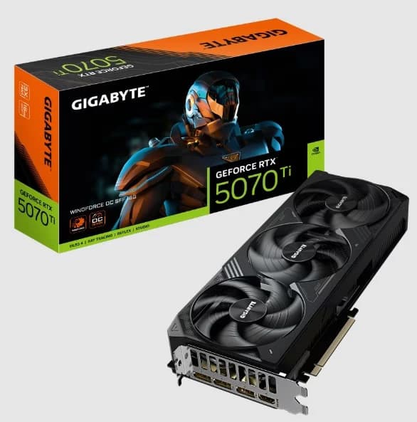 GIGABYTE GeForce RTX 5070 Ti WINDFORCE OC SFF 16G GDDR7