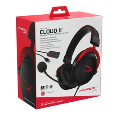 HyperX Cloud II Gaming Headset â Red
