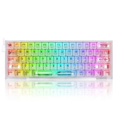 Redragon K617 CT Transparent 60% RGB Mechanical Gaming Keyboard