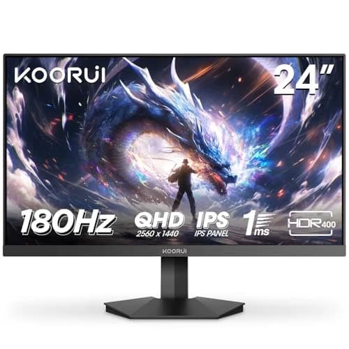 KOORUI G2421V 24″ QHD 180Hz Fast IPS Gaming Monitor