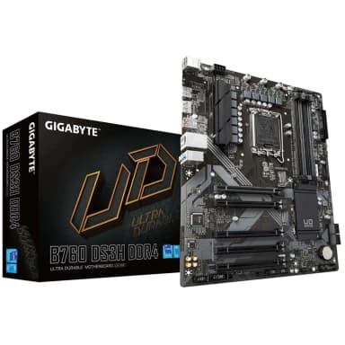 GIGABYTE B760 DS3H, Intel 13th 12th Series, LGA 1700/DDR4/PCIe 4.0/2xM.2 – ATX Gaming MotherBoard