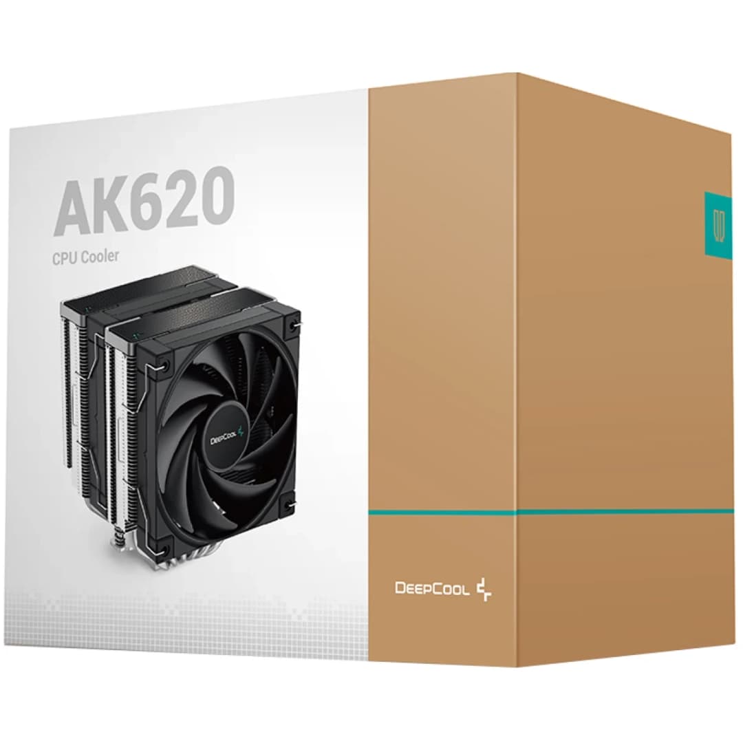 Deepcool AK620 High-Performance Dual Fan 6 Copper Heat Pipes Tower CPU Cooler