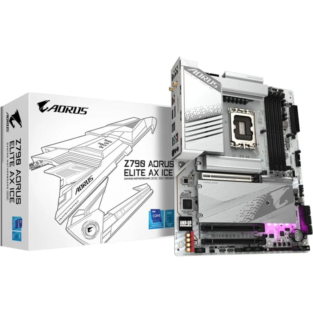 GIGABYTE Z790 AORUS ELITE AX ICE Wi-Fi 6E ATX Gaming Motherboard