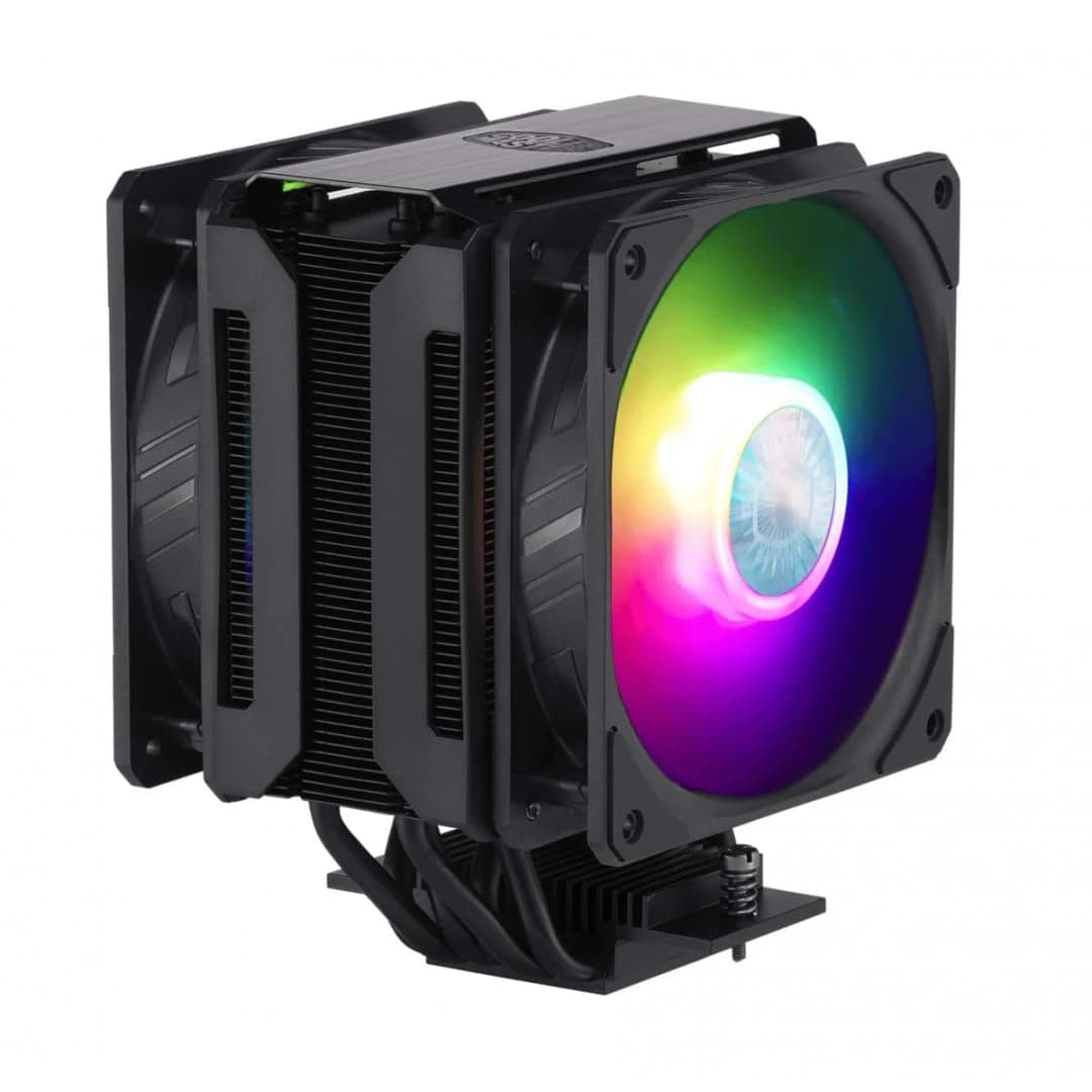 Cooler Master MasterAir MA612 Stealth Black ARGB With CONTROLLER,CPU AIR Cooler,Twin SickleFlow 120 ARGB,LGA1700 Support