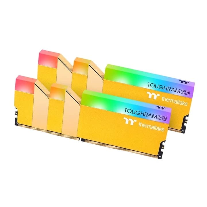 THERMALTAKE TOUGHRAM RGB MEMORY DDR4 3600MHZ 16GB (8GB X2)-GOLD