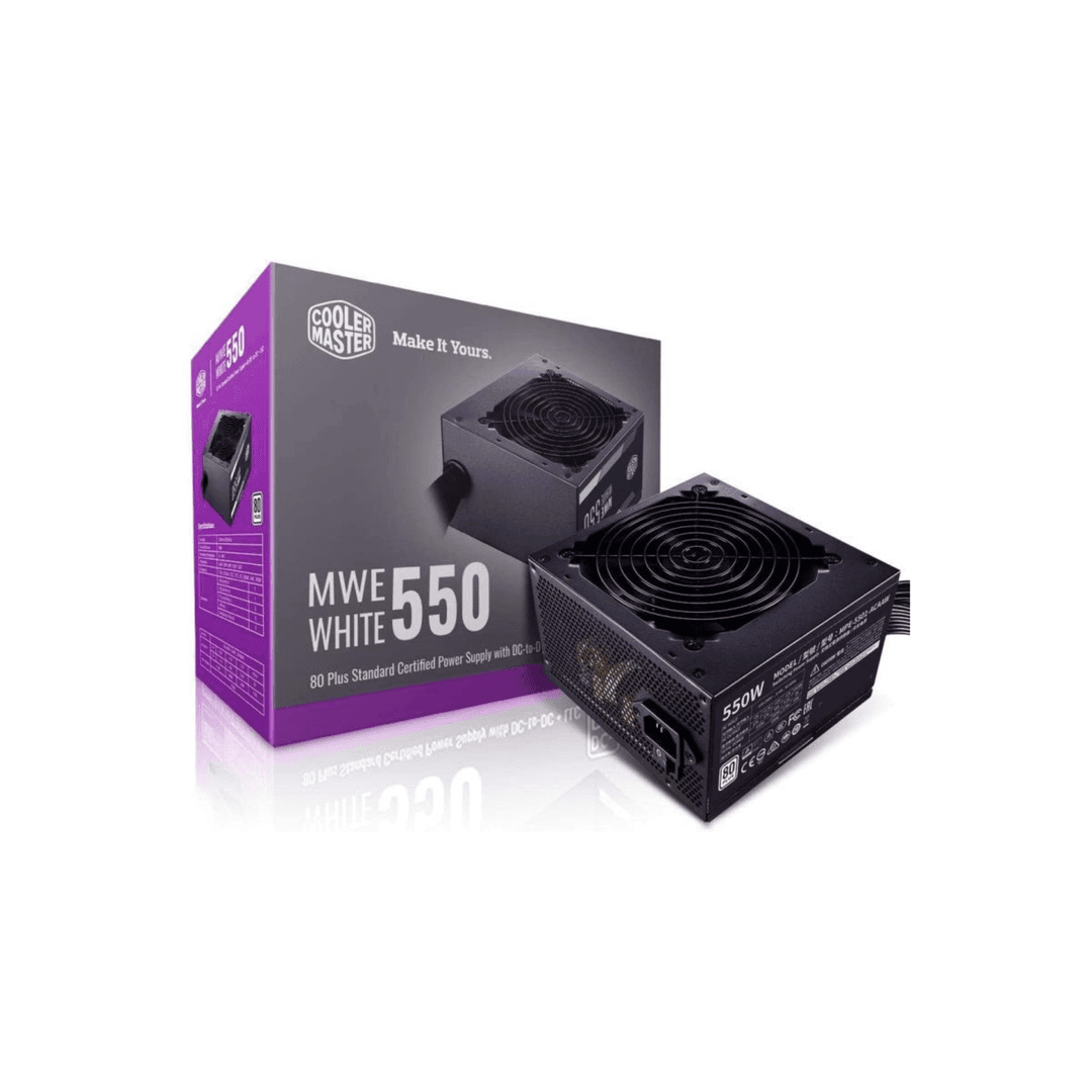 Cooler Master MWE 550 White 550W 80 PLUS ATX Power Supply