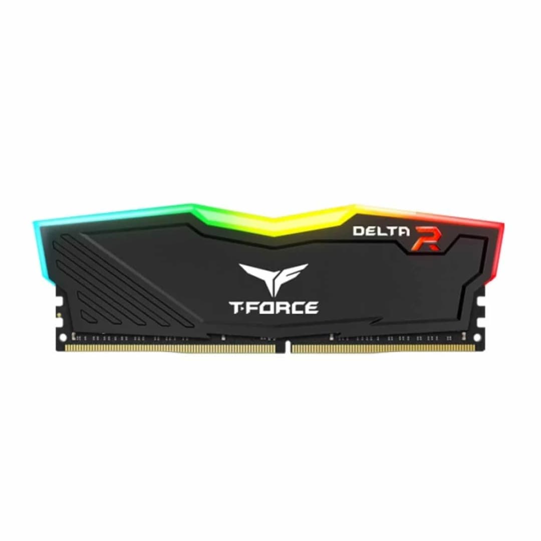 TEAMGROUP T-Force Delta RGB Single 16GB 3200MHz CL16 DDR4 Desktop Memory - Black
