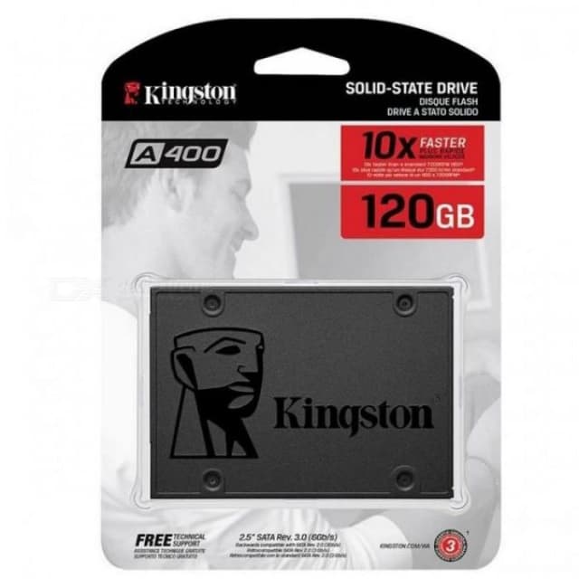 Kingston A400 120GB 2.5" SATA III SSD (SA400S37/120G)