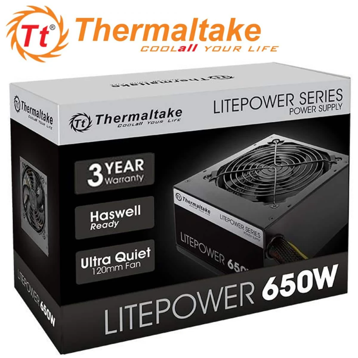 Thermaltake Litepower Gen2 650W 80+  ATX Black